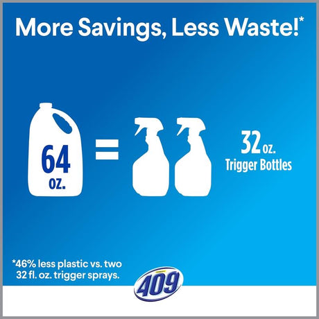 Formula 409 Original Scent Multi-Surface Cleaner Liquid 64 oz, Pack of 6