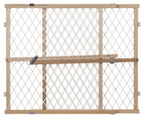 North States 4604 Security Gate, Wood, Natural, 23 in H Dimensions