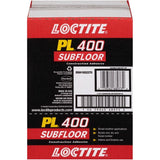 Loctite PL 400 Subfloor Adhesive Synthetic Latex Subfloor Construction Adhesive 10 oz, Pack of 12