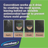 Concrobium 025-001 Mold Control, 1 gal, Liquid, Odorless, Clear, Pack of 4