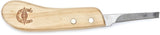 Diamond Farrier D271L Hoof Knife, Narrow Blade, Steel Blade, Hardwood Handle, Comfort Grip Handle, 8 in OAL