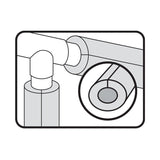 M-D 50240 Tube Pipe Insulation, 3 ft L, Polyethylene, Black, 1-1/8 in Pipe, Pack of 14