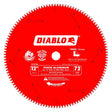 Diablo D1272N Circular Saw Blade, 12 in Dia, 1 in Arbor, 72-Teeth, Carbide Cutting Edge