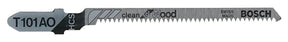 Bosch T101AO Jig Saw Blade, 3-1/4 in L, 20 TPI, HCS Cutting Edge