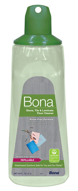 Bona No Scent Floor Cleaner Refill Liquid 34 oz, Pack of 8