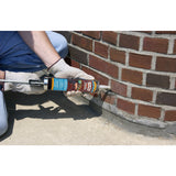 Quikrete Gray Acrylic Concrete and Masonry Caulk Sealant 10.1 oz, Pack of 6