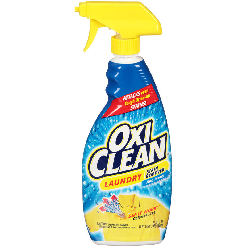 OxiClean Fresh Scent Stain Remover Liquid 21.5 oz, Pack of 8