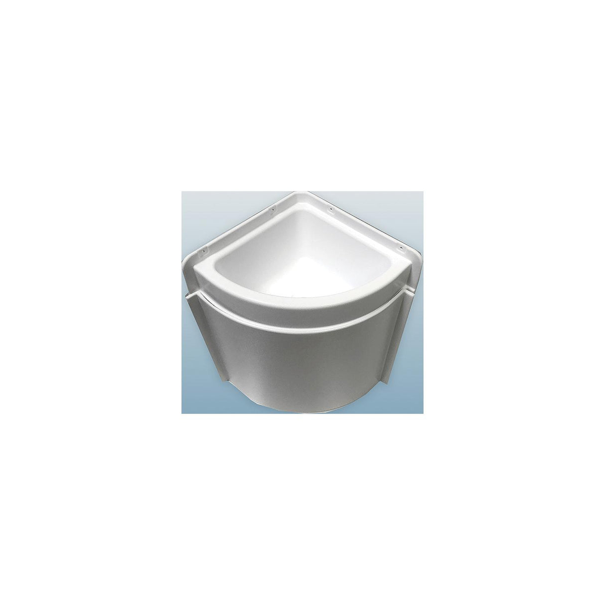 Specialy Recreation LSC11W Lavatory Corner Sink, 11", White