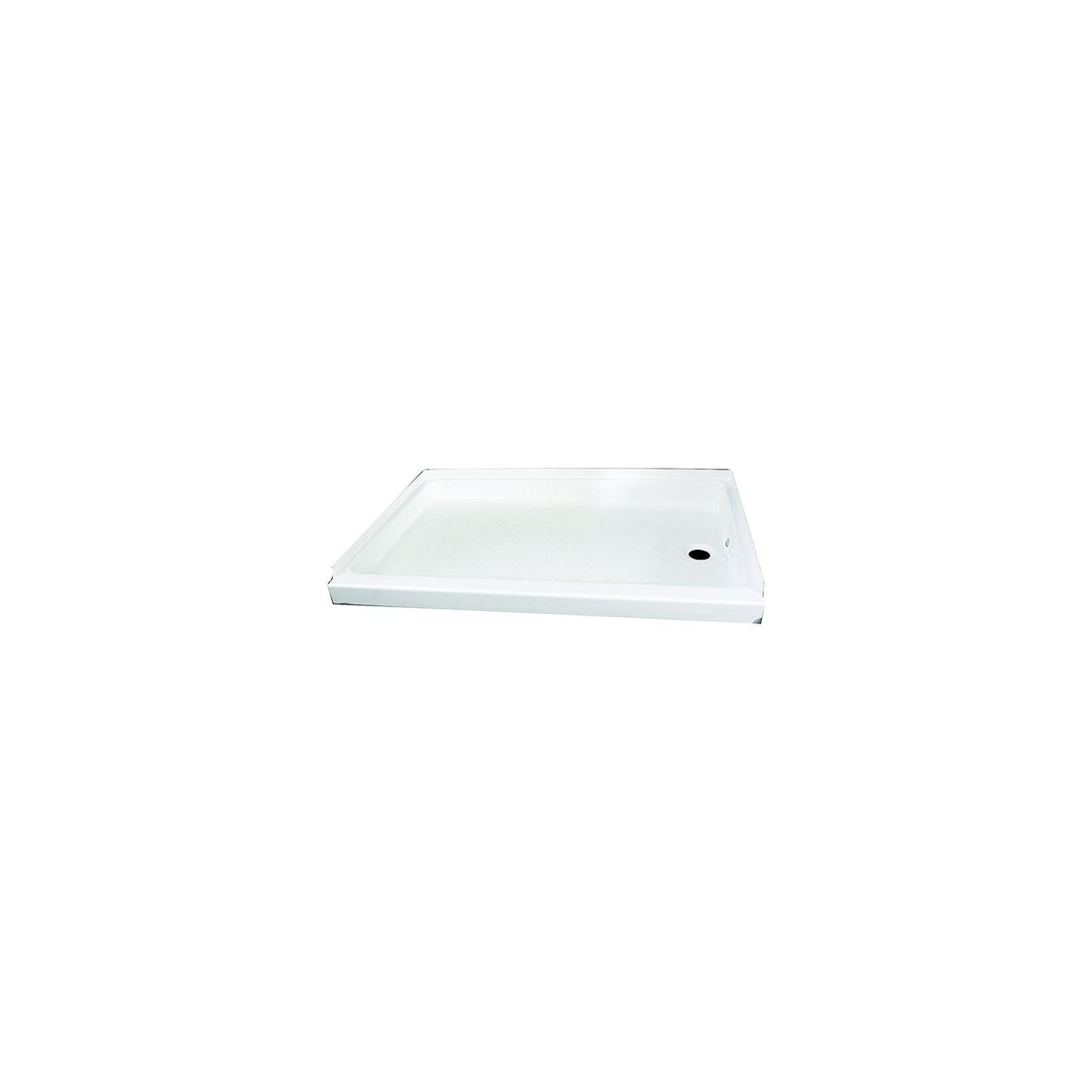 Specialty Recreation SP2424W Side Drain Shower Base, 24 x 24", White