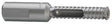 Lenox Diamond 121074DGDS Hole Saw, 1/4 in Dia, 1-1/8 in D Cutting, 3/8 in Arbor, Diamond Cutting Edge