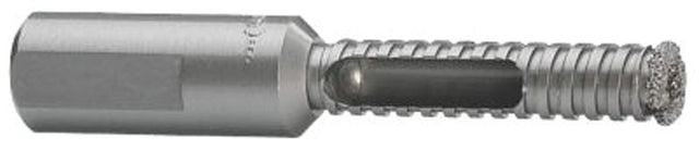 Lenox Diamond 121074DGDS Hole Saw, 1/4 in Dia, 1-1/8 in D Cutting, 3/8 in Arbor, Diamond Cutting Edge