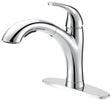 Boston Harbor TOBI21040009CP Pull-Out Kitchen Faucet, 1.8 gpm, 1-Faucet Handle, 1, 3-Faucet Hole, Metal/Plastic