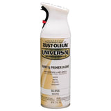 Rust-Oleum Universal Gloss White Spray Paint 12 oz, Pack of 6