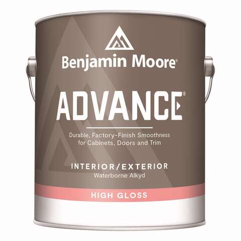 Benjamin Moore Advance High-Gloss Base 3 Paint Exterior and Interior 1 gal, Pack of 4