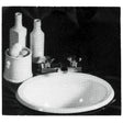 IVORY-WHITE ABS OVAL SINK