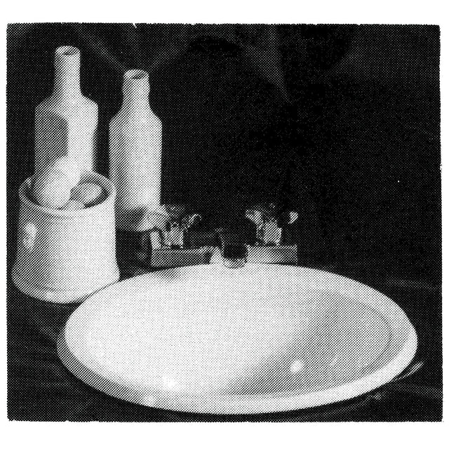 IVORY-WHITE ABS OVAL SINK