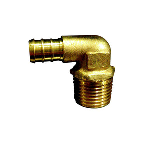 Bristol 49NLCBXME33 QestPEX Male Elbow - 1/2 Barb x 1/2" MPT