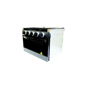 LP GAS RANGE 3 BURN BLK 17