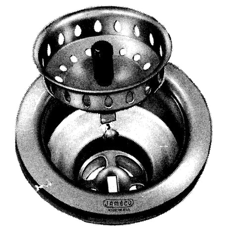 3 1/2  SINK STRAINER SS RING