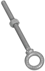 National Hardware N245-167 Eye Bolt, 1/2-13 Thread, Coarse Thread, 5-7/8 in L Thread, 1 in ID x 1-3/4 in OD Dia Eye