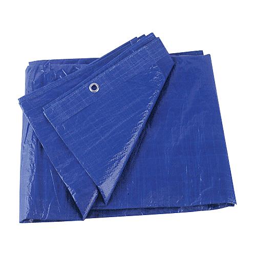 Blue Vinyl Tarp, 30' X 30'