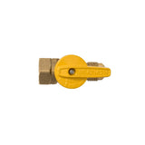 ProLine Series 7701G Series 114-523HN 1-Piece Straight Gas Valve, 1/2 in Connection, Flare x FIP, 14 to 125 psi Pressure