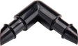 Raindrip 314010B Elbow, 1/4 in Connection, Barb, Polypropylene, Black