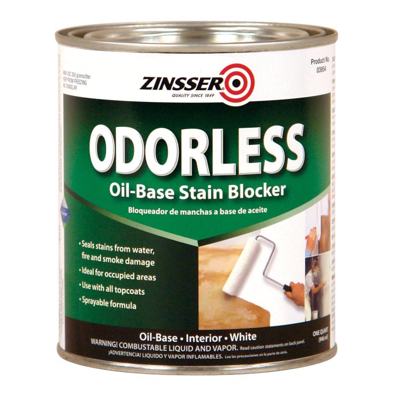 Zinsser Odorless White Flat Primer 1 qt, Pack of 6