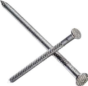 Simpson Strong-Tie S10PTD1 Deck Nail, 10D, 3 in L, Stainless Steel, Bright, Annular Ring Shank, 1/lb, Full Round Head