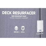 AMES Safe-T-Deck Semi-Gloss White Anti-slip Coating 1 gal, Pack of 4