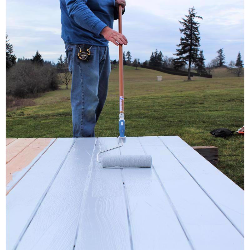 AMES Safe-T-Deck Semi-Gloss White Anti-slip Coating 1 gal, Pack of 4