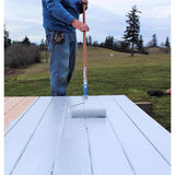 AMES Safe-T-Deck Semi-Gloss White Anti-slip Coating 1 gal, Pack of 4