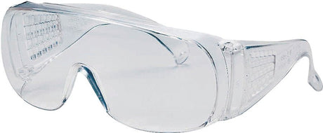 Jackson Safety V10 Unispec II Series 25646 Safety Glasses, Unisex, Universal Lens, Scratch-Resistant Lens, Clear Frame