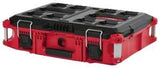 Milwaukee PACKOUT 48-22-8424 Tool Box, 75 lb, Plastic, Red, 22.1 in L x 16.1 in W x 6.6 in H Outside