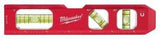 Milwaukee 48-22-5107 Compact Billet Torpedo Level, 7 in L, 3-Vial, Magnetic, Aluminum, Red