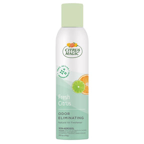 Citrus Magic Tropical Citrus Blend Scent Air Freshener Spray 6 oz Aerosol, Pack of 6