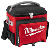 Milwaukee 48-22-8250 Jobsite Cooler, 13.77 in W, 11.1 in D, 14.96 in H, 8-Pocket, Fabric, Red