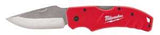 Milwaukee 48-22-1940 Lockback Pocket Knife, 3 in L Blade, Stainless Steel Blade, Ergonomic Handle