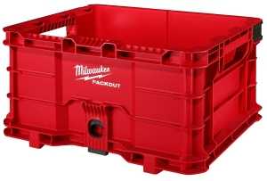 Milwaukee PACKOUT 48-22-8440 Crate, 1872 cu-in, Polymer, 16 in L, 13 in W, 9 in H