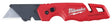 Milwaukee FASTBACK 48-22-1502 Utility Knife, 1.27 in L Blade, 0.02 in W Blade, Stainless Steel Blade, 5-Blade