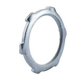 Halex 96193 Rigid Conduit Locknut, 1 in, Steel, Zinc, 2/BAG