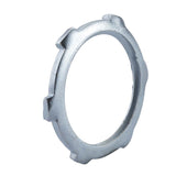 Halex 96193 Rigid Conduit Locknut, 1 in, Steel, Zinc, 2/BAG