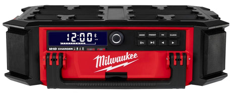 Milwaukee M18 PACKOUT Series 2950-20 Jobsite Charger Radio, Tool Only, 18 V, 5 Ah, 18-Channel, Bluetooth 4.2