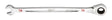 Milwaukee 45-96-9208 Ratcheting Combination Wrench, SAE, 1/4 in Head, 5.28 in L, 12-Point, Steel, Chrome-Plated