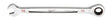 Milwaukee 45-96-9212 Ratcheting Combination Wrench, SAE, 3/8 in Head, 6-1/2 in L, 12-Point, Steel, Chrome-Plated