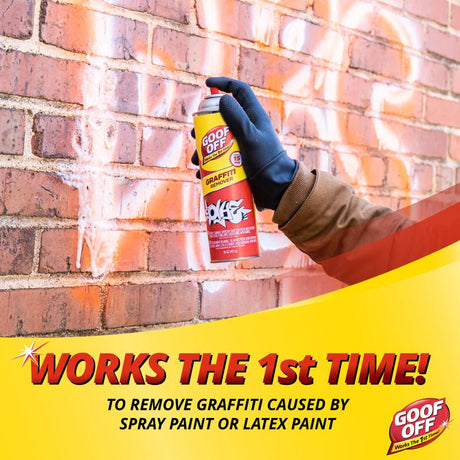 Goof Off Pro Strength Graffiti All Purpose Remover 16 oz, Pack of 6