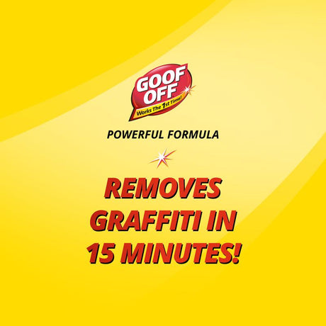 Goof Off Pro Strength Graffiti All Purpose Remover 16 oz, Pack of 6
