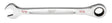 Milwaukee 45-96-9230 Ratcheting Combination Wrench, SAE, 15/16 in Head, 12.6 in L, 12-Point, Steel, Chrome-Plated