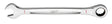Milwaukee 45-96-9232 Ratcheting Combination Wrench, SAE, 1 in Head, 13.43 in L, 12-Point, Steel, Chrome-Plated
