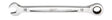 Milwaukee 45-96-9312 Ratcheting Combination Wrench, Metric, 12 mm Head, 7.03 in L, 12-Point, Steel, Chrome-Plated